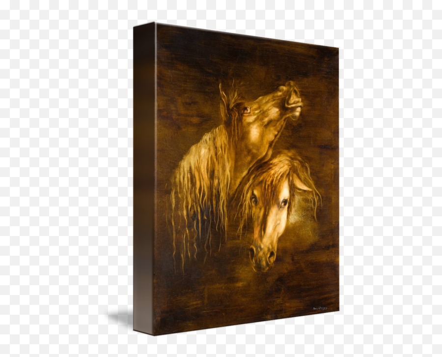 Horses Love - Picture Frame Emoji,Abstract Print That Shows Emotion Of Love