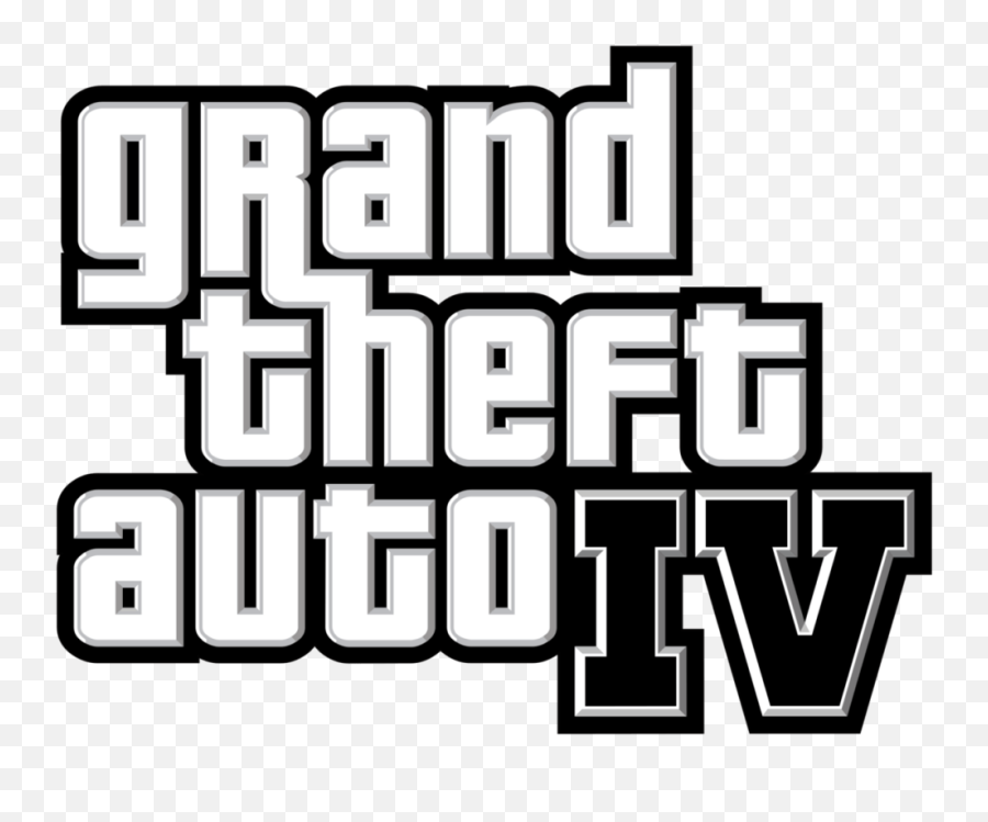 Grand Theft Auto Iv Logo 1 Psd Official Psds - Transparent Gta 4 Logo Emoji,Grad Theft Auto 1 Without Emotion