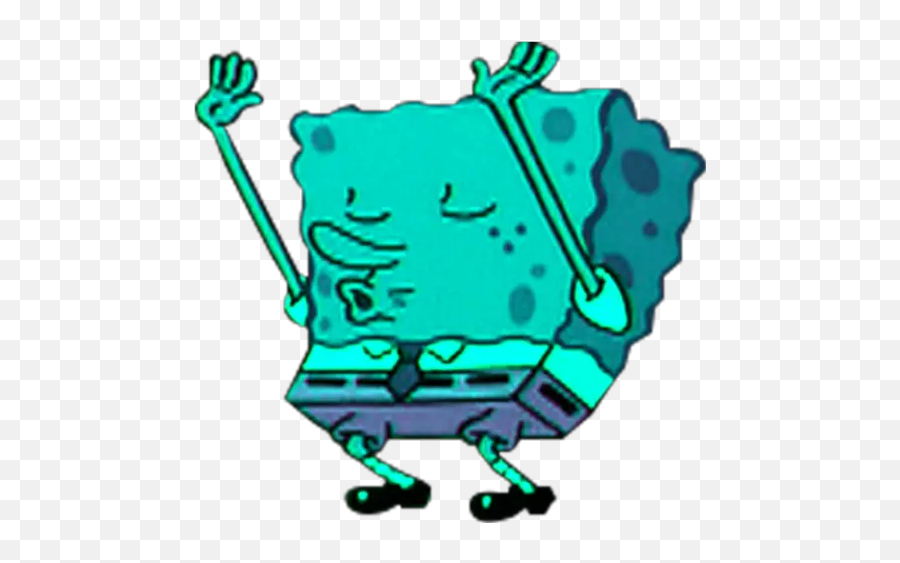 Spongebob Dancing Stickers For Whatsapp - 300 X 300 Images For Spotify Emoji,Sponge Emoji