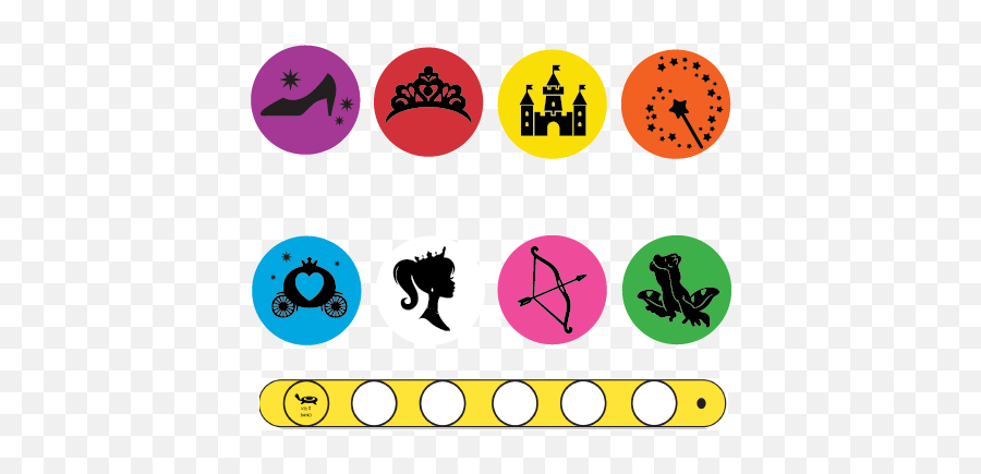 Princess Bracelet System - Albuquerque International Balloon Fiesta Emoji,Princess Emoji Basic