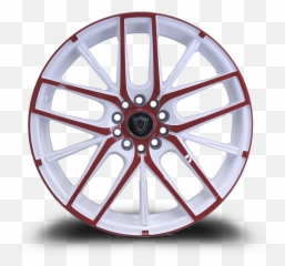 G0029 - G Line Alloy Rims White With Red Emoji,17x9 Emotion Kai