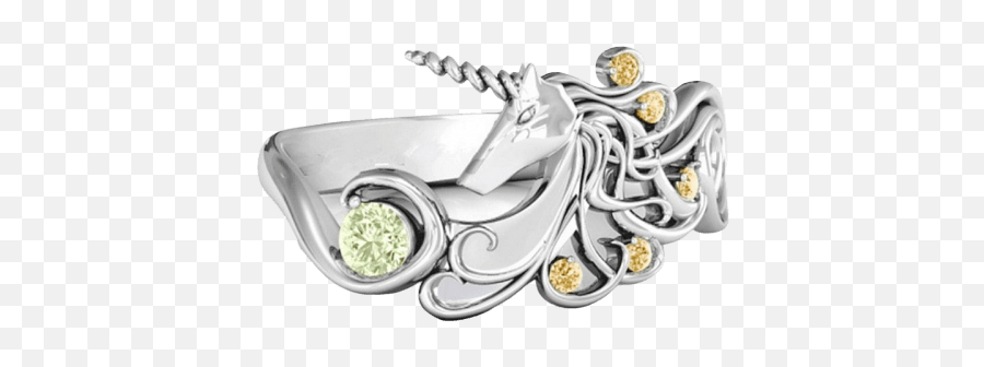 Unicorn Ring Unicorn Connection - Ring Emoji,Emoji Jeweled Ring