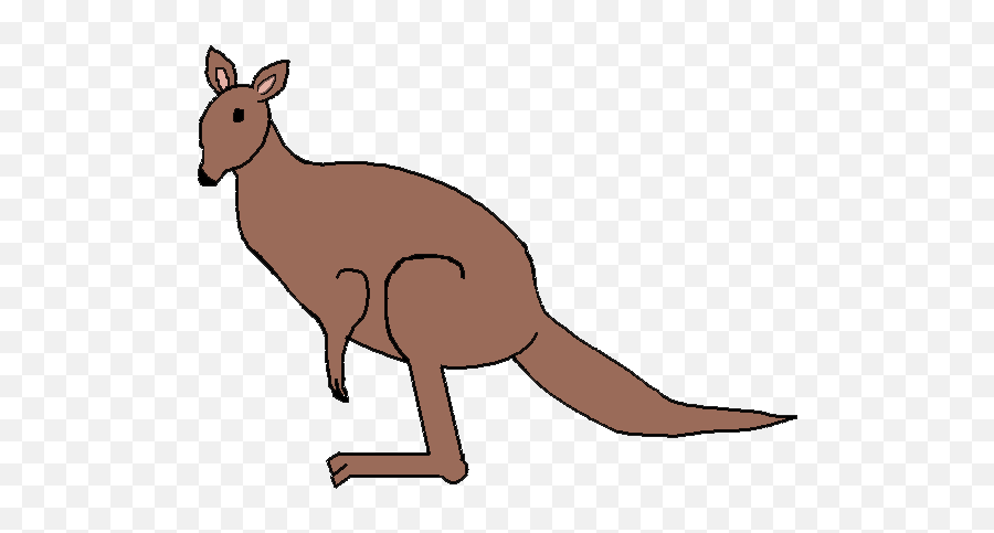 Kangaroo Clip Art - Animated Kangaroo Clipart Gif Emoji,Kangaroo Emoticon