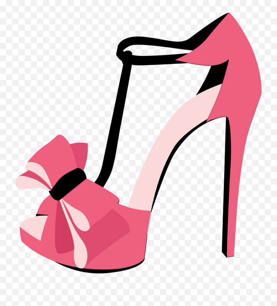High Heel - High Heel Sandals Clipart Emoji,Emoji Art Free High Heeled Boots Clipart