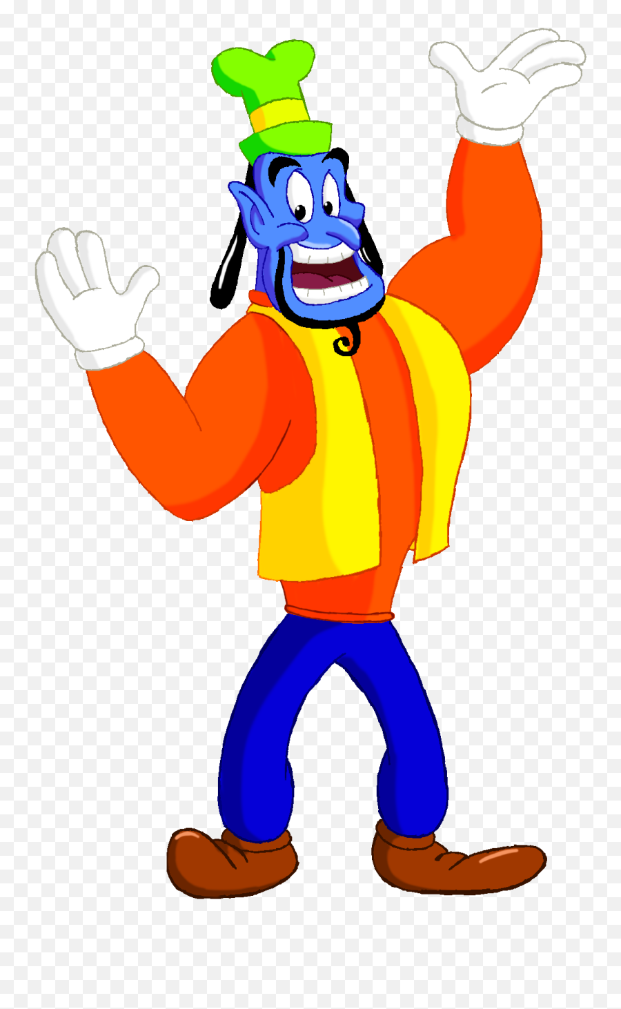Genie As Goofy - Goofy Clipart Full Size Clipart 758945 Fictional Character Emoji,Genie Lamp Emoji
