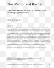 Pdf The Warrior And The Cat A Re - Evaluation Of The Roles Of Document Emoji,Signs Of A Cat Emotions