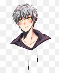 Pin - Bokuto Hair Down Manga Emoji,Anime Style Guy Shy Emotion