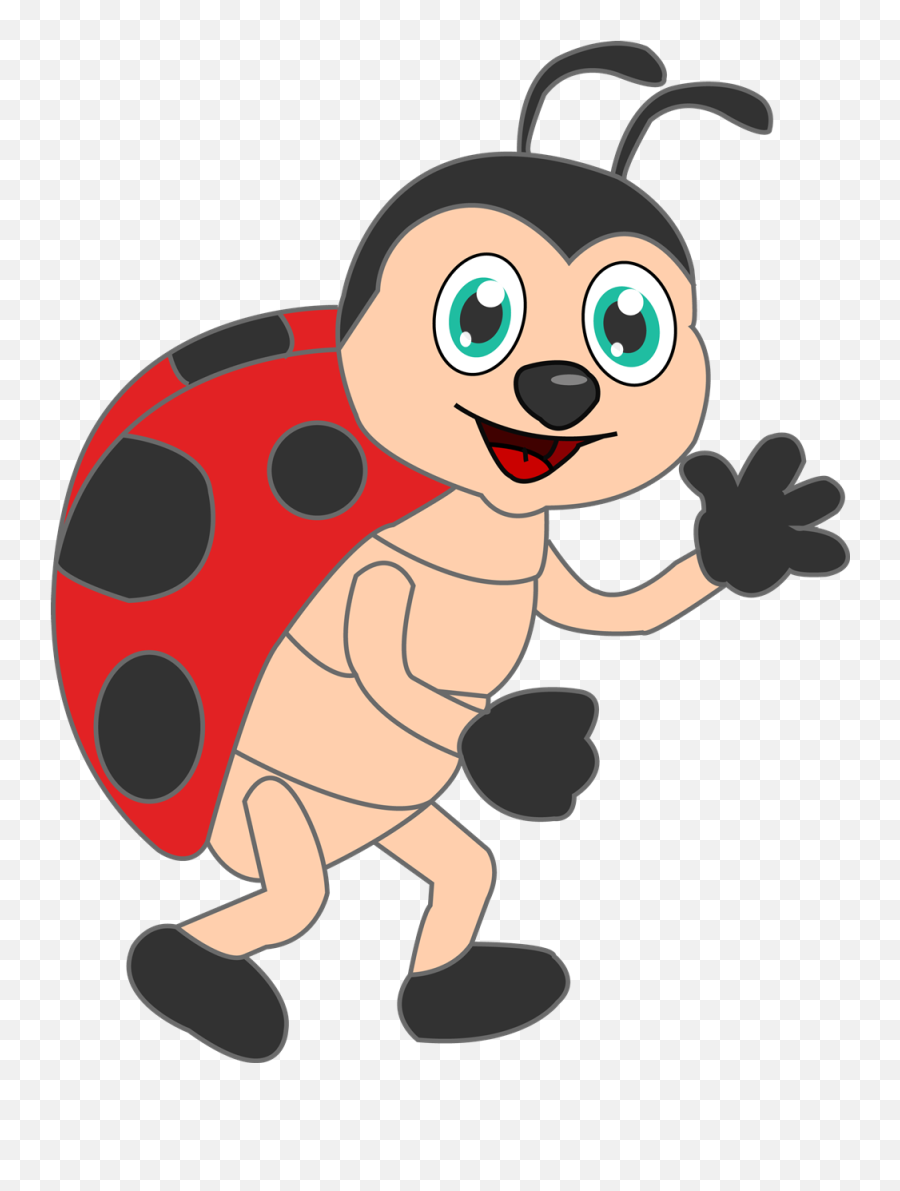 Cartoon Ladybug Cliparts Download Clip - Clip Art Lady Bug Emoji,Emoticon For A Lady Bug
