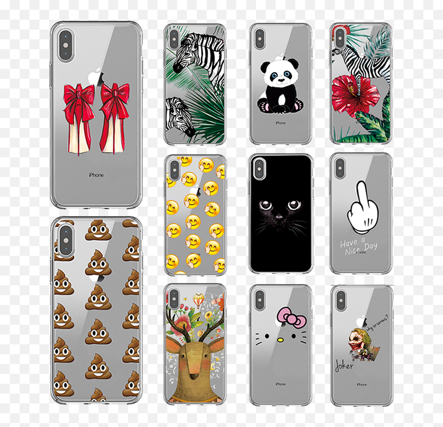 Phone Case Cover For Iphone 6 7 Soft Silicone Panda Flower - Smartphone Emoji,How To Get Emojis On Samsung J4