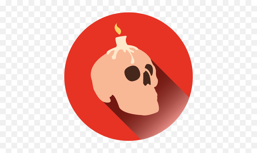 Candle Skull Round Icon Transparent Png U0026 Svg Vector Emoji,Skull Emoticon Fb