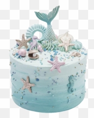 Cake Cupcake Mermaid Birthday Sticker By Somehibg - Mermaid Cake Toppers Emoji,Cool Emoji Cake