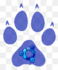 Kubuntu Paw - Plingcom Emoji,Foot Print Emoticons