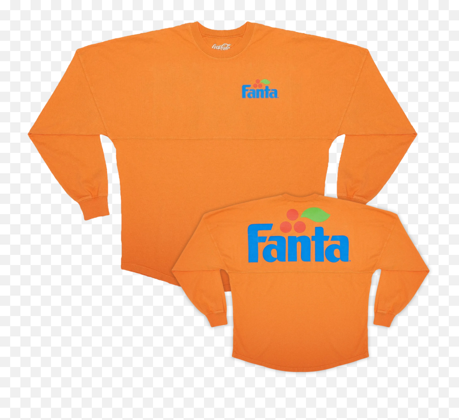 Fanta X Spirit Jersey Unisex Ls Tee Emoji,Coca Cola Bottle Emoji