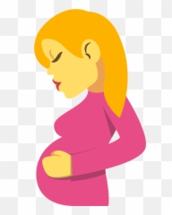 Pregnant Woman Emoji Clipart Free Download Transparent Png,Android Emoji Names