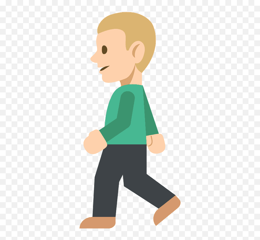 Person Walking Emoji Clipart Free Download Transparent Png,Light Skin Boy Emoji
