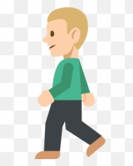 Person Walking Emoji Clipart Free Download Transparent Png,Light Skin Boy Emoji