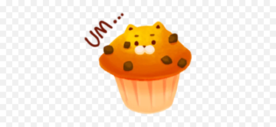 Telegram Sticker From Cute Foodie Cat Pack Emoji,Cupcake Gif Emoji