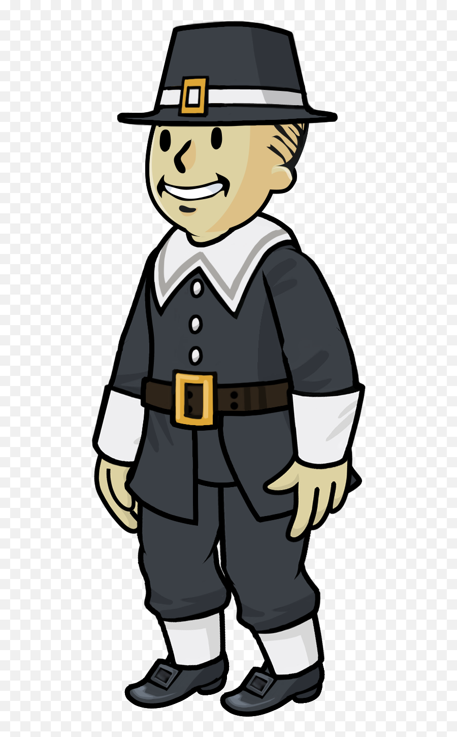 Pilgrim Outfit Png Transparent Png - Happy Emoji,Full Emoji Outfit