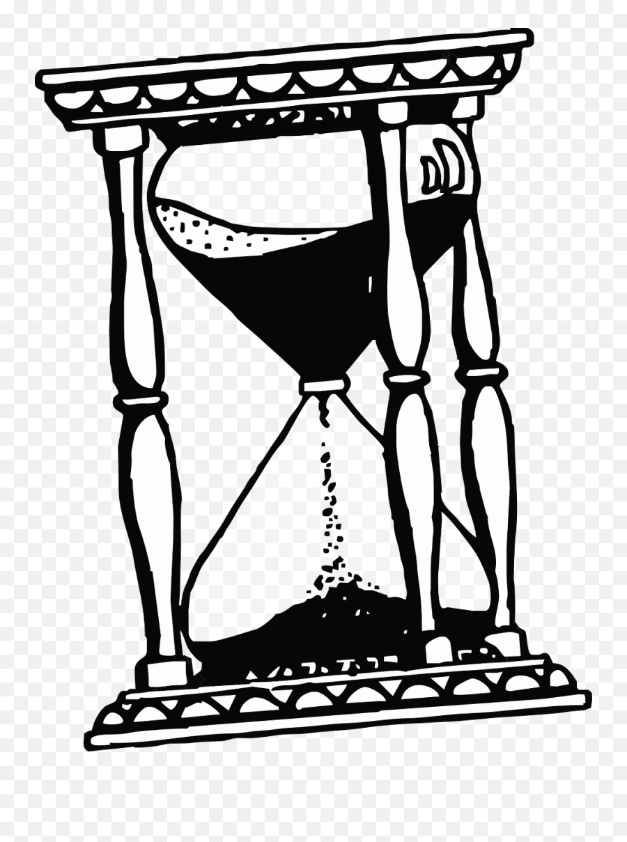 Hourglass Clipart Svg Hourglass Svg - Simple Time Machine Drawing Emoji,Hourglass Emoji