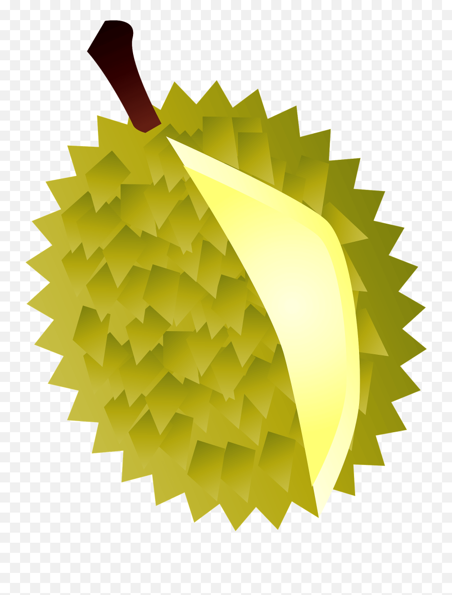 Durian Fruits Clipart Free Download Transparent Png - Gold Seal Of Recognition Emoji,Thai Food Emoji