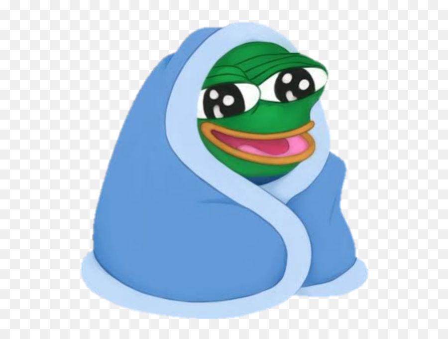 Peepoblanketv2 - Pepe In A Blanket Emoji,Blanket Emoji