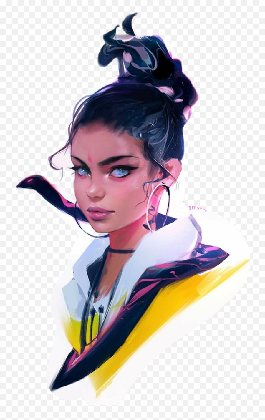 Sticker - Digital Art Ross Tran Emoji,Emotions Drawing Tumblr