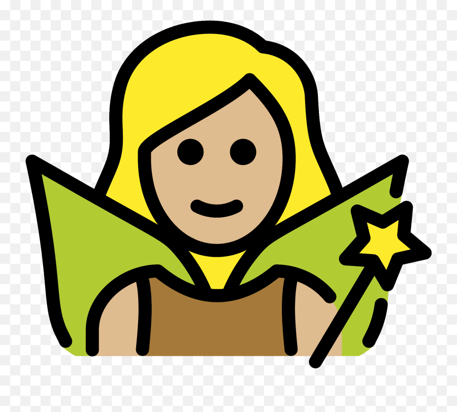 Woman Fairy Emoji Clipart,Magic Wand Emoji Android