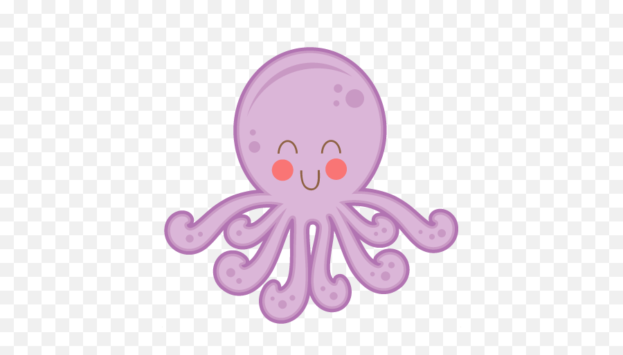 Free Octopus Cartoon Png Download Free Clip Art Free Clip - Cute Octopus Clipart Emoji,Octopus Emoji