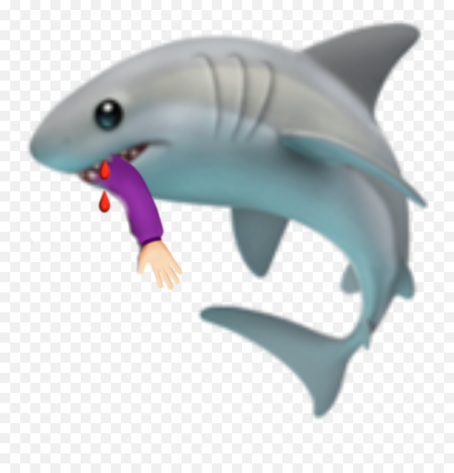 Sticker - Iphone Emoji,Shark Emoji