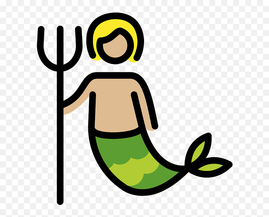 Merperson Emoji Clipart Free Download Transparent Png - Mermaid,Girl Angel Emoji