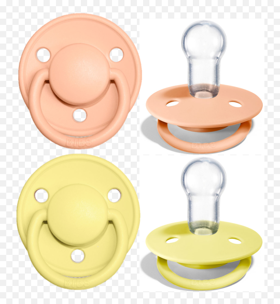 Peach Sunset Sunshine Silicone - Bibs De Lux Emoji,Nipple Emoticon
