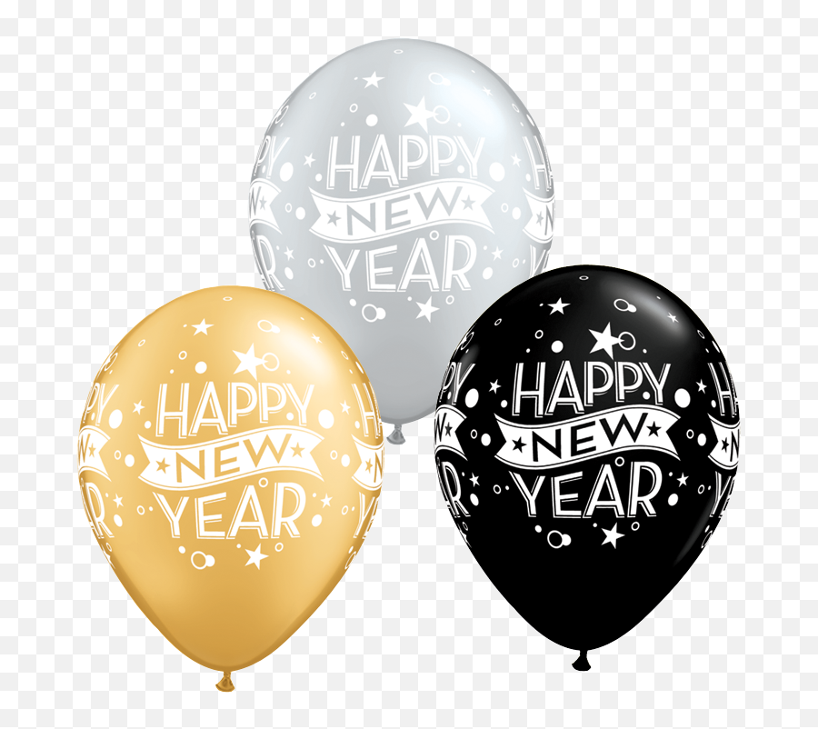 Happy New Year Png Images Transparent - Transparent Background Happy New Year Balloon Png Emoji,2017 Happy New Year Motorcycle Emoticons