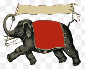 Elephant Animal Sticker By Maria Poniatowski - Vintage Circus Elephant Drawings Emoji,Elephant Emoji