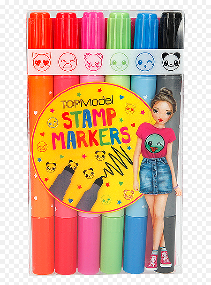 Top Model Stamp Markers 6432a - Top Model Stamp Markers Emoji,Emoji Movie Toys