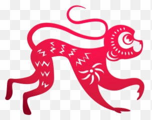 Chinese Zodiac Monkey Png - Zodiac Chinese New Year Monkey Emoji,Chinese Rooster Emojis