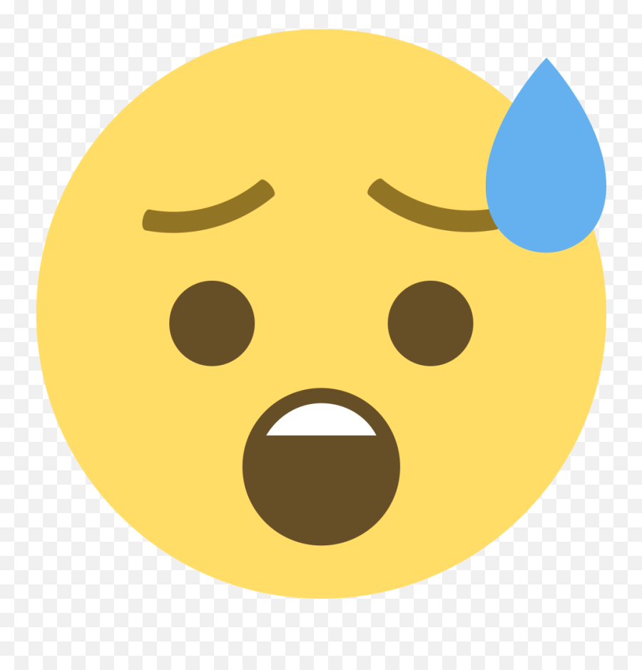 Srivatsan Sridharan - Emoji De Sofrimento,Large Embarrassed Emoticon