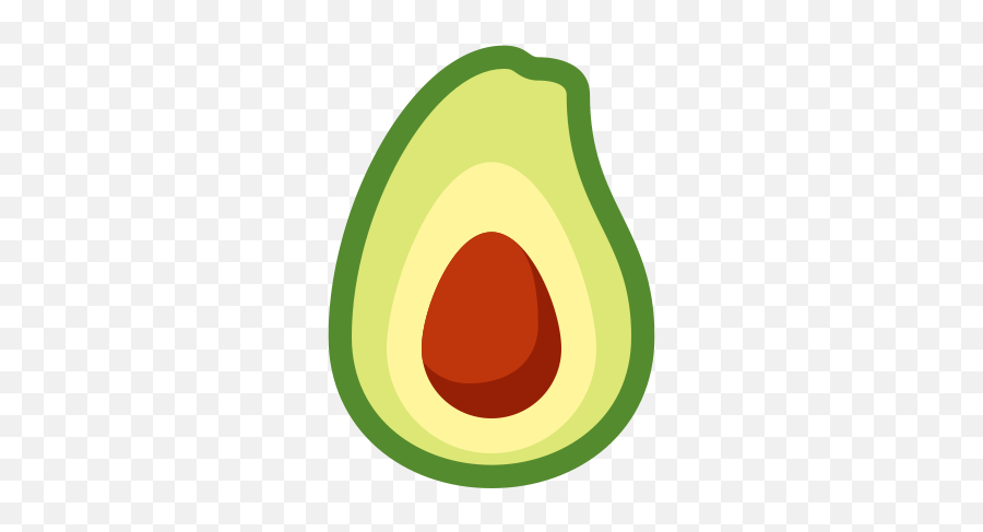 Avocado Icon - Icon Avocado Emoji,Guacamole Emoji