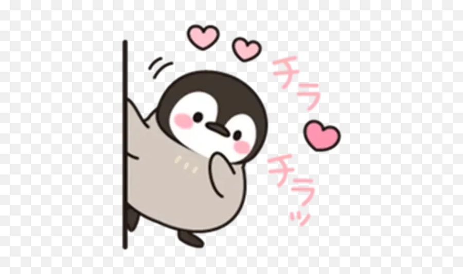 Little Penguin Whatsapp Stickers - Girly Emoji,Pinguin Emoji