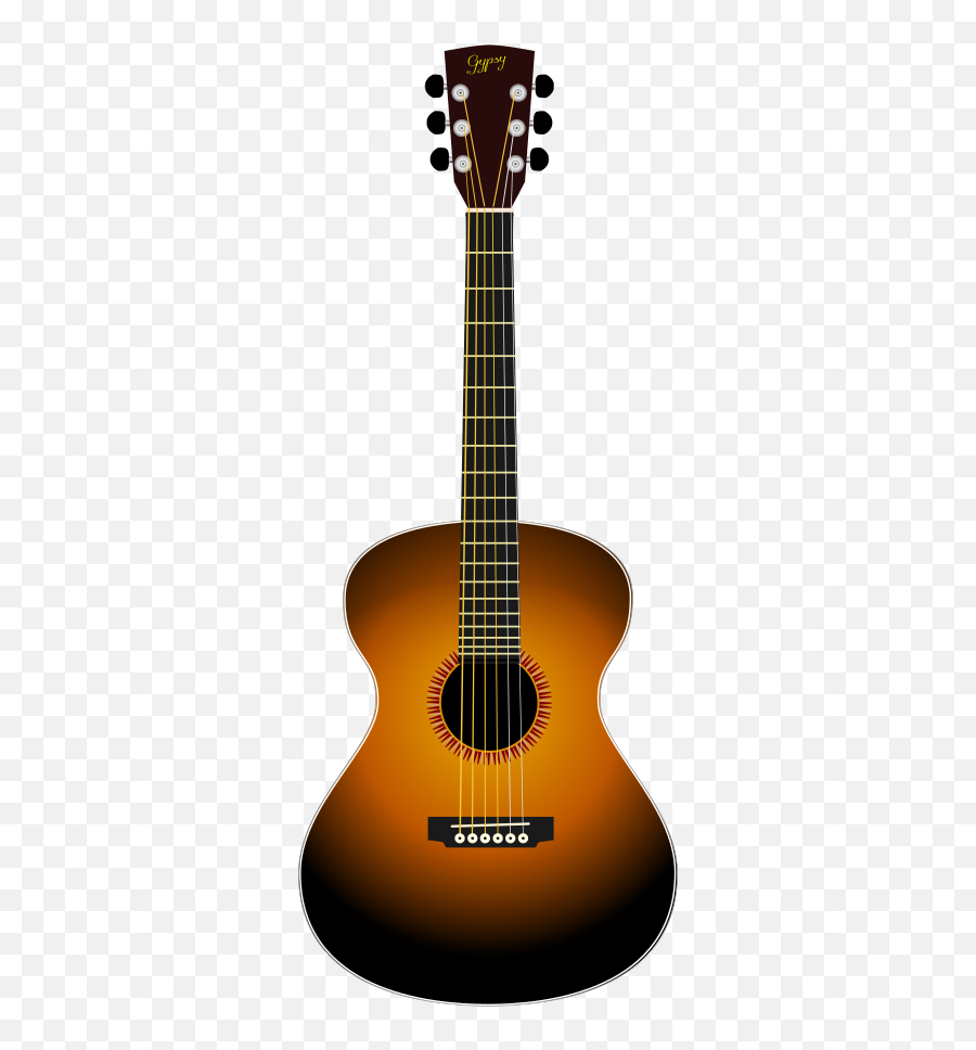 Guitar Clip Art Image - Clipsafari Acoustic Guitar Clipart Emoji,Guitar Covered In Emojis