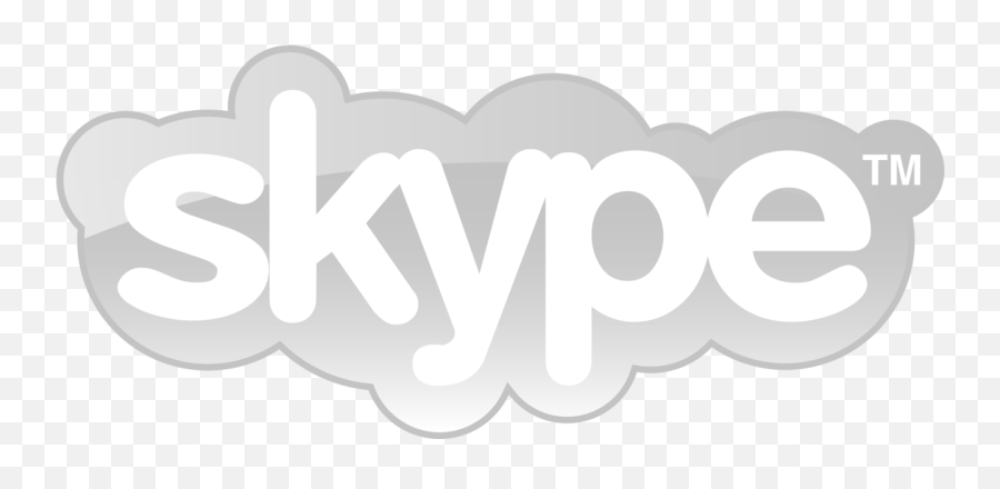 Skype Logo Png Black - Skype Emoji,Black And White Skype Emoticon Icon