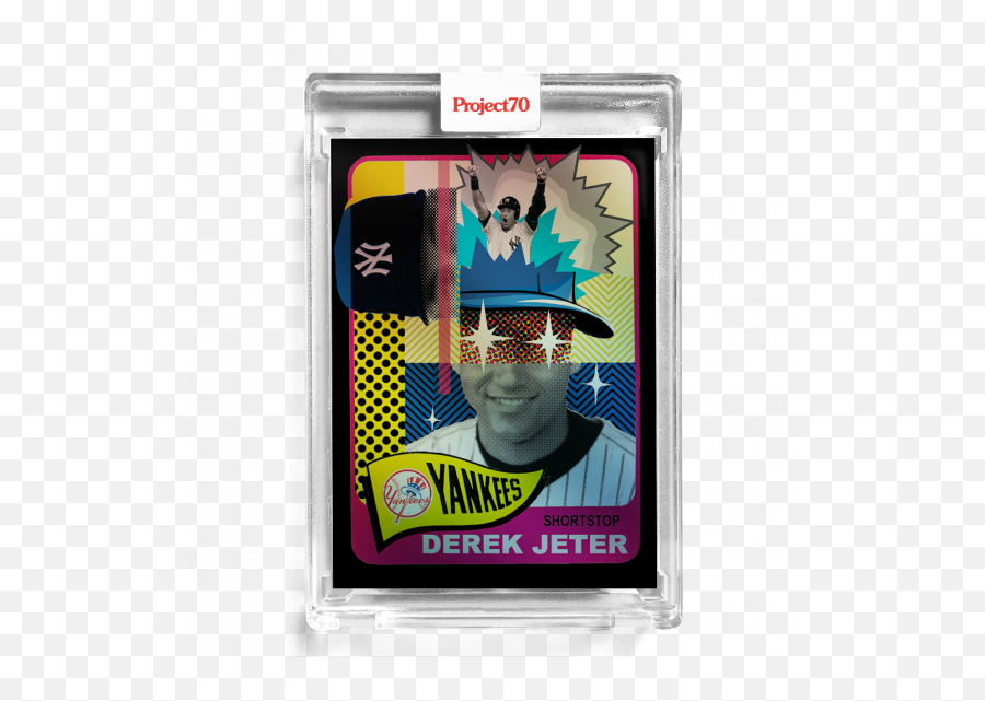 Topps Project70 Card 106 - 1965 Derek Jeter By Pose Print Emoji,Rainbow Scale Emotion