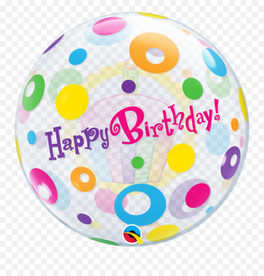 22q Bubble Happy Birthday Cupcake U0026 Dots 1 Count - Havin Emoji,Emoji Birthday Cupcakes