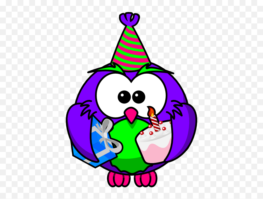 38 Owls Ideas Owl Birthday Owl Clip Art Owl Emoji,Emojis Wparty Hat