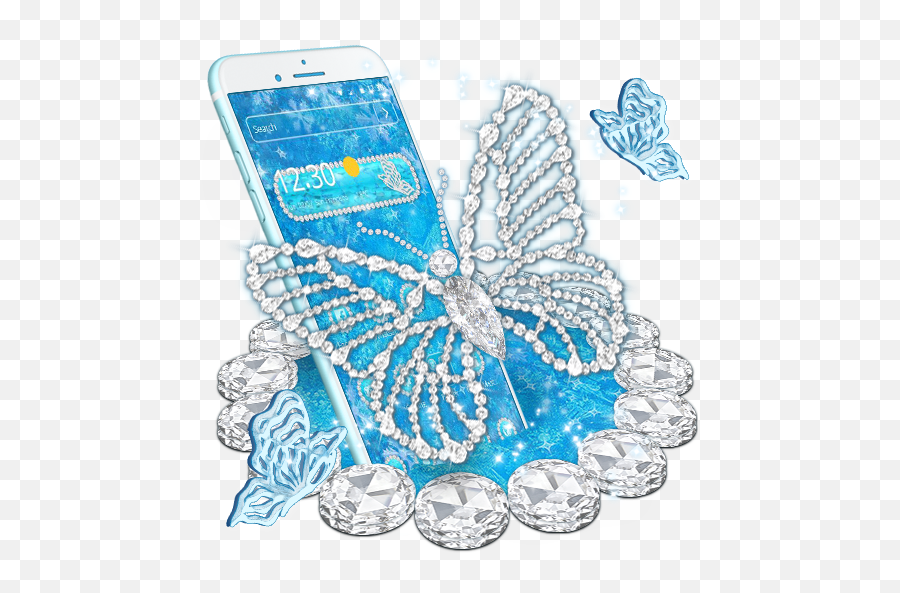 Winter Sapphire Diamond Theme U2013 U201egoogle Playu201c Programos Emoji,Andriod To Apple Emojis