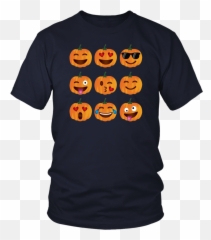 Funny Cute Halloween Pumpkin Emoji Shirt Matching Family,Pumpkin Emoticon Happy