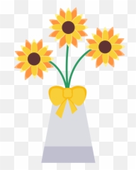 Ilustraciones Clipart E Imágenes De Flores Amarillas En Png Emoji,Emojis Girasol Png Sin Fondo
