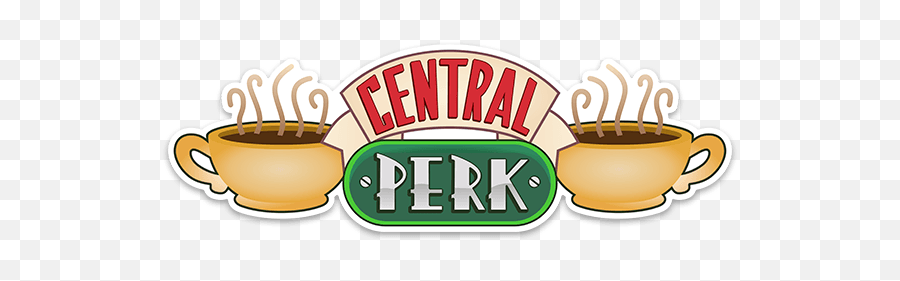 Central Perk Logo Central Perk C David Crane And Marta Emoji,Text For Teacup Emoticon