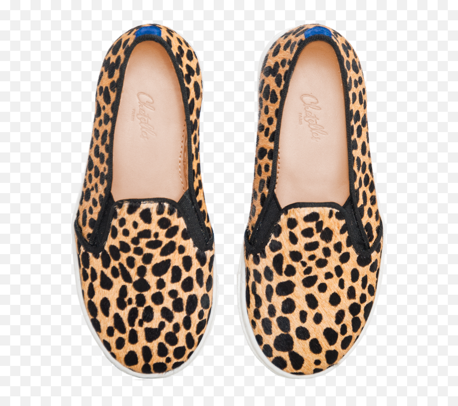 Mini Leo Slip - Ons Emoji,Leopard Print Emoji