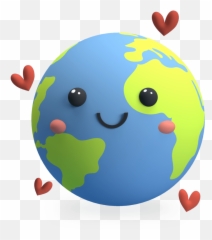 Earth Day Activities Virtual Earth Day Confetti Emoji,Funny Blue Emoji