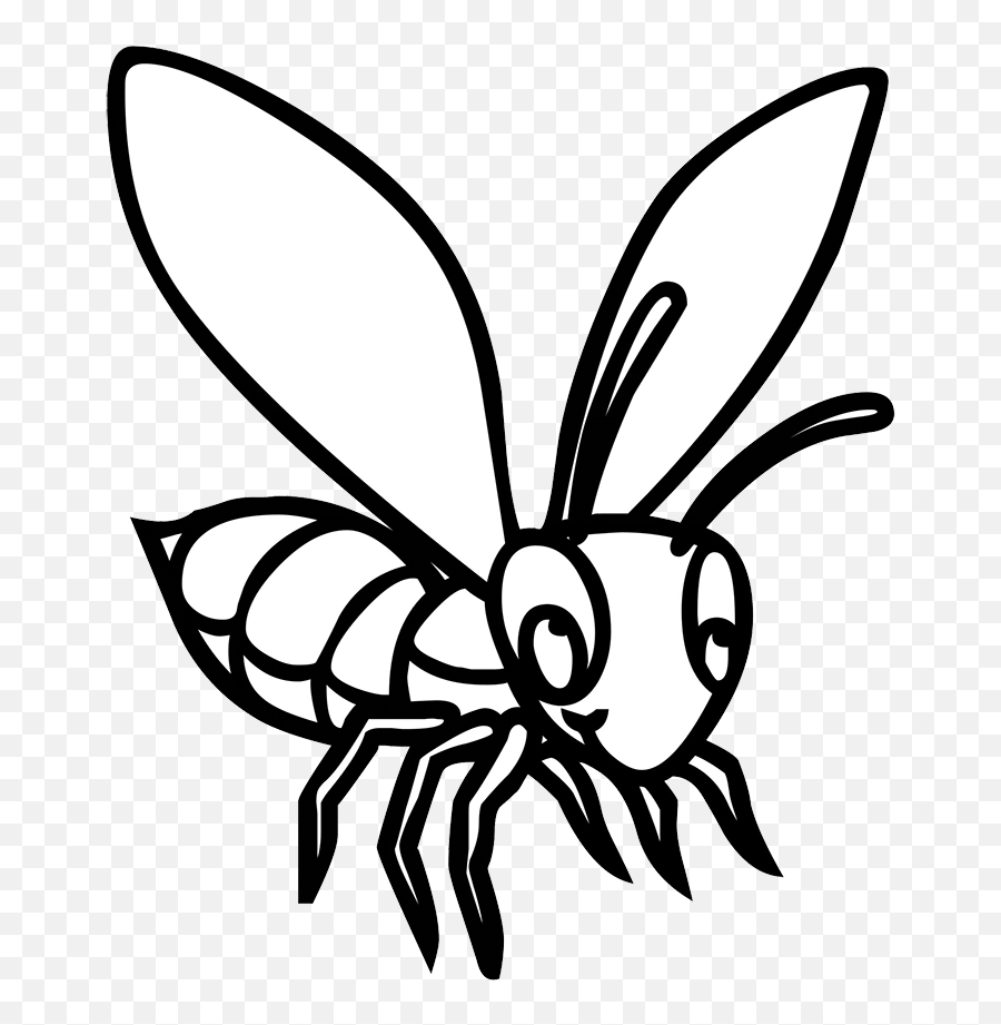 Drawa A Honey Bee Archives - How To Draw Drawing Of Winged Insect Emoji,Bee Right Left Emoji